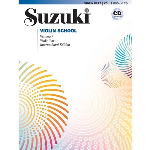 Suzuki Violin School, Volume 3 [Violin]  Book and CD