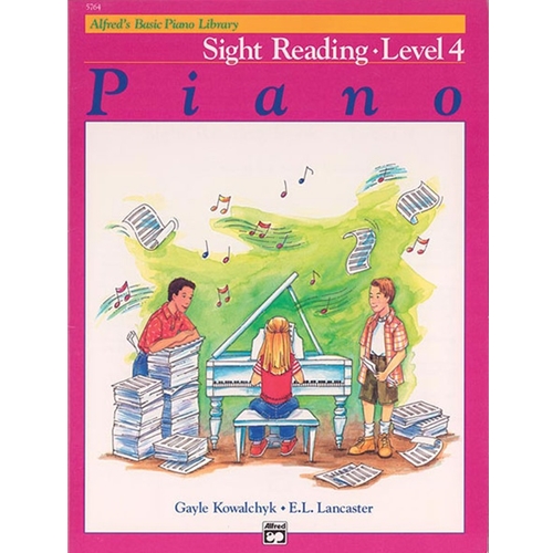 Alfred's Basic Piano Library Sight Reading L4