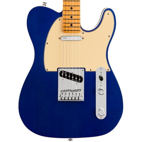 Fender American Ultra Telecaster Electric Guitar, Maple Fingerboard, Cobra Blue