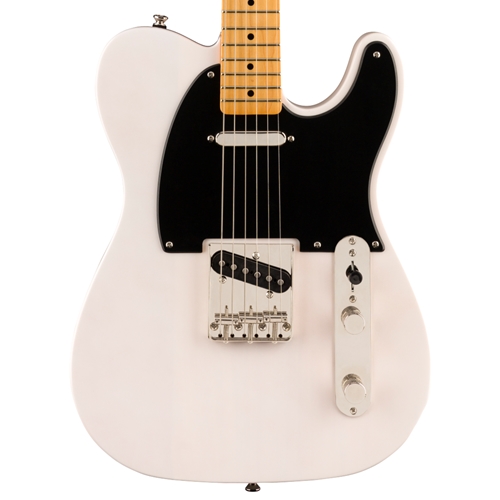 Squier Vibe '50s Telecaster Electric Guitar, White Blonde