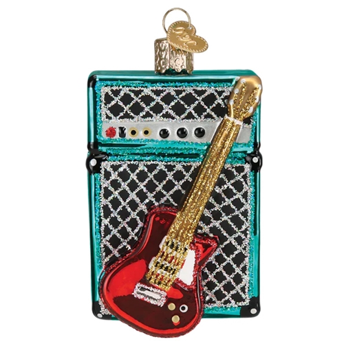 Old World OW38062 Guitar & Amp Ornament