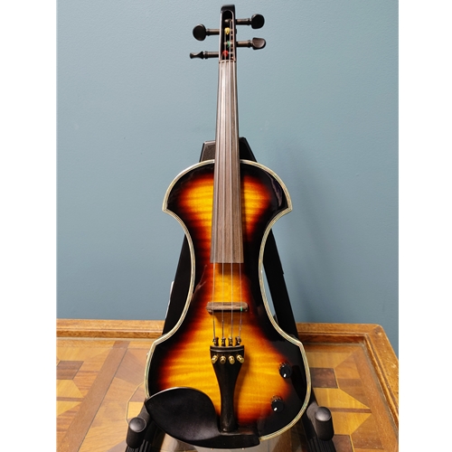 Used Fender FV-3 Deluxe Electric Violin, Sunburst