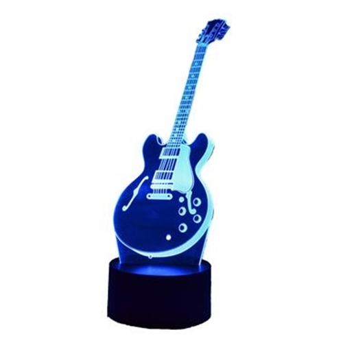 Aim AIM5343 Hollowbody Style Electric Guitar 3D LED lamp