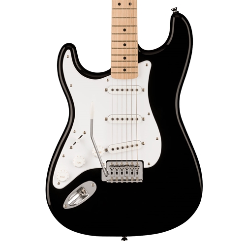 Squier Sonic Stratocaster Left Handed Electric Guitar, Black