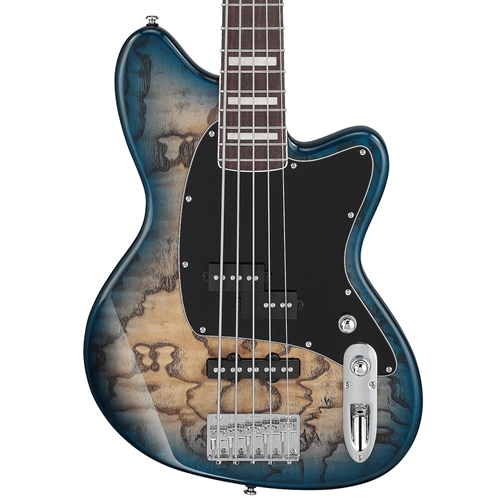 Ibanez TMB405TA 5-String Electric Bass Guitar, Cosmic Blue Starburst
