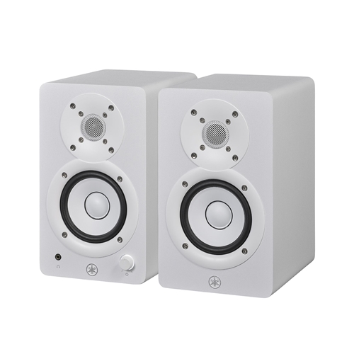 Yamaha HS3W 3.5" Powered Studio Monitor Pair, White