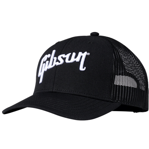 GA-BLKTRHT Gibson Classic Trucker Hat