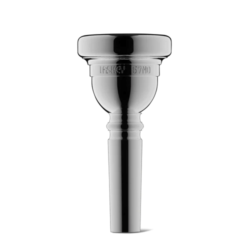 Laskey ACC-LTT57MDLS 57MD Classic Trombone Mouthpiece, Large Shank, Silver-Plated