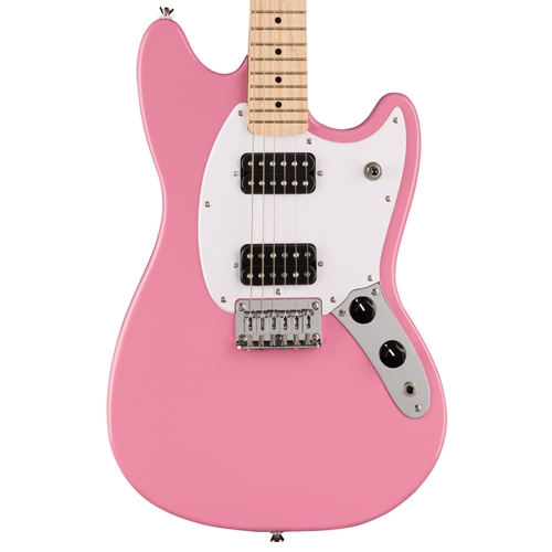 Squier Sonic Mustang HH Electric Guitar, Flash Pink