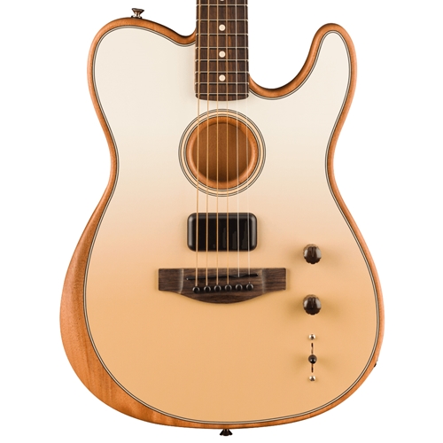 Fender FINNEAS Signature Acoustasonic Player Telecaster Electric Guitar, Cappuccino Fade