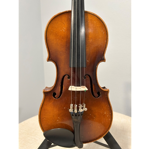 Used 1/2 Size German Made Violin Outfit