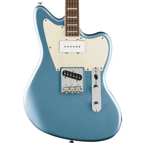 Squier Limited Edition Paranormal Offset Telecaster SJ Electric Guitar, Ice BLue Metallic