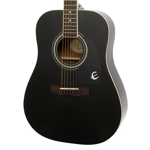 Epiphone EA10EBCH1 DR-100 Songmaker Acoustic Guitar, Ebony