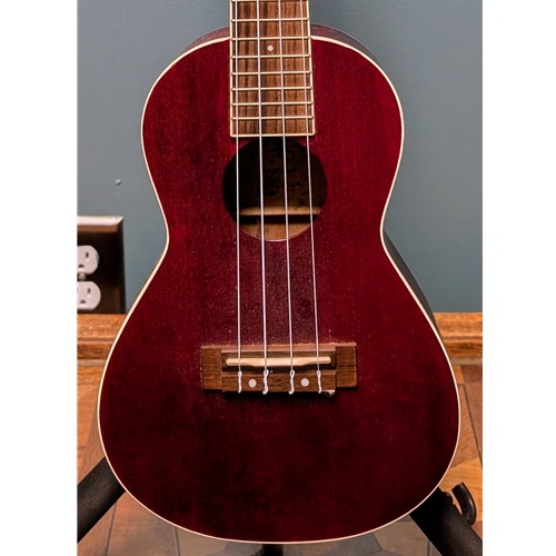 Used Kohala KR-CLR Concert Ukulele, Red