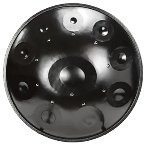 Amahi SD10BK 24" 10 Note Handpan, D minor, Black