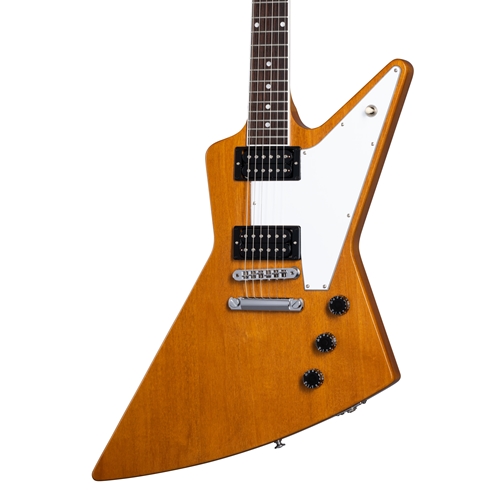 Gibson '70's Explorer Electric Guitar, Antique Natural