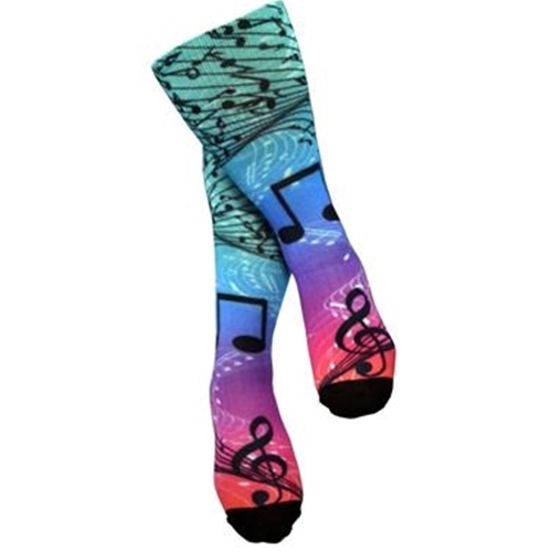 Aim MUSO3 Wavy Staff Sublimation Purple Blue Socks