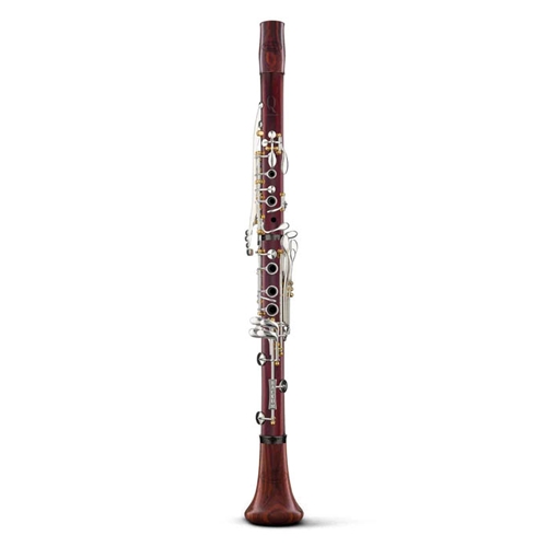 Backun BCLBQC-SKGE Q Series Bb Cocobolo Clarinet with Silver Keys and Gold Posts, with Eb Lever