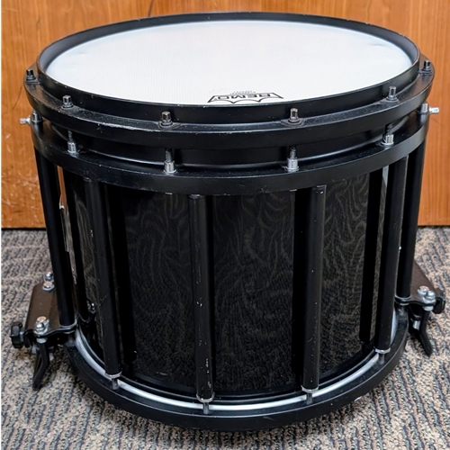 Used Premier 14" Marching Snare Drum, Black