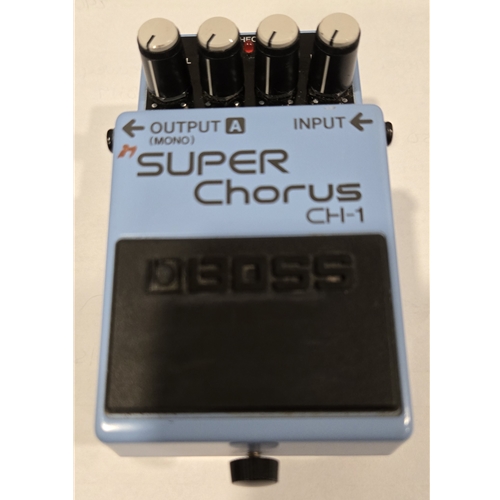 Used Boss CH-1 Super Chorus Effects Pedal