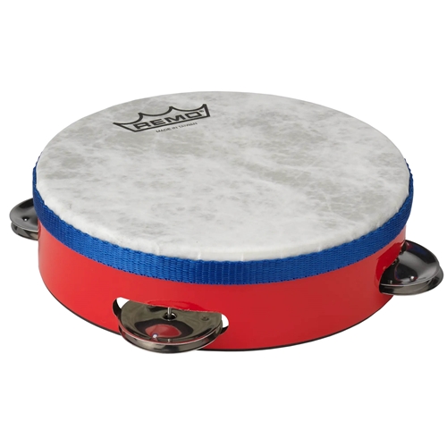 Remo TA-1506-52 6" Red Tambourine, Kids Make Music