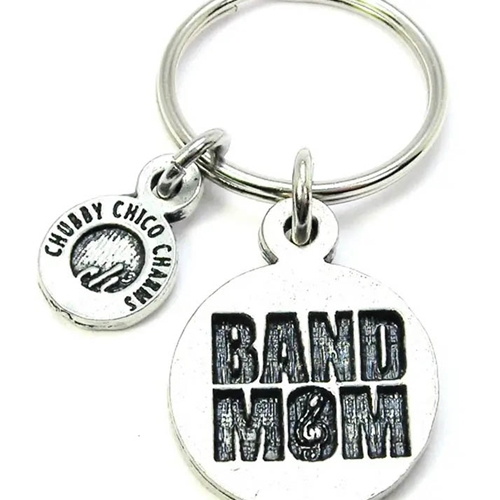 Chubby Chico Charms CH08145 Band Mom Key Chain