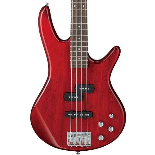 Ibanez GSR200TR Gio SR 4-String Electric Bass - Transparent Red