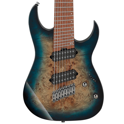 Ibanez RGMS8PB 8-String Electric Guitar, Cosmic Blue Starburst