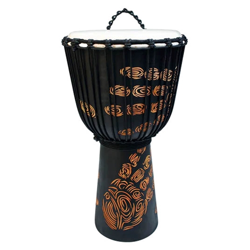 Toca TSSDJ-SHP Street Series Carved Djembe, 8" Small - Hand Print