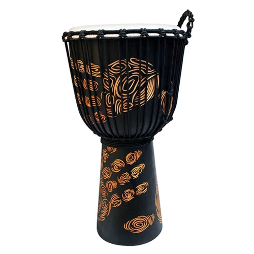 Toca TSSDJ-MHP Street Series Carved Djembe, 10" Medium  - Hand Print