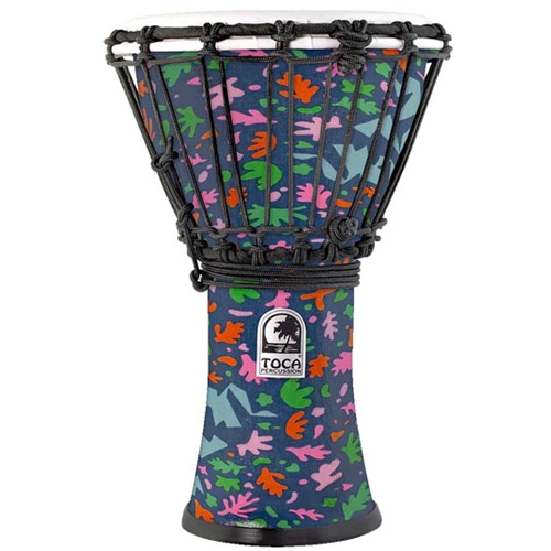 Toca TFCDJ-7SAD Freestyle Colorsound 7" Sarong Djembe - Autumn Days/Matisse
