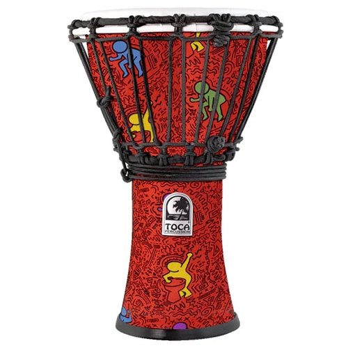 Toca TFCDJ-7SJS Freestyle Colorsound 7" Sarong Djembe - Jam Session/Keith