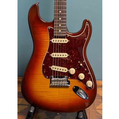 Used Fender 70th Anniversary American Professional II Stratocaste Electric Guitar, Comet Burst