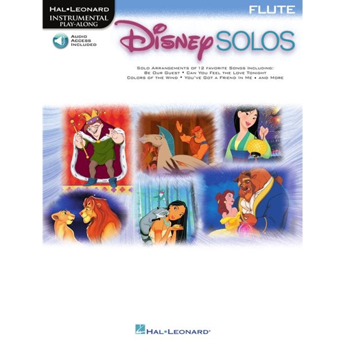 Disney Solos For Flute with Audio Online