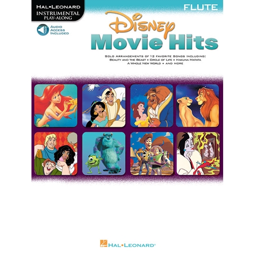 Disney Movie Hits for Flute W/ Online Audio