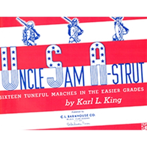 Uncle Sam A-Strut Book  1st & 2nd F Horns book