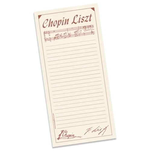 Music Gift CL02 Chopin Liszt - Cream & Burgundy