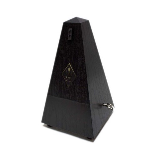 Wittner 845161 Standard Metronome with Plastic Ebony Grain Body and No Bell