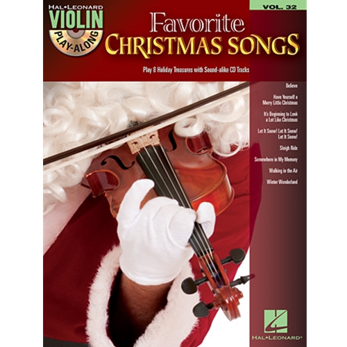 Favorite Christmas Songs Violin Play-Along Volume 32