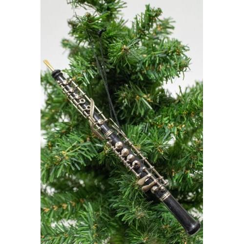 Music Treasures MT463083 6.5" Black Oboe Ornament