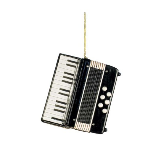 Music Treasures MT463066 3" Black Accordion Ornament