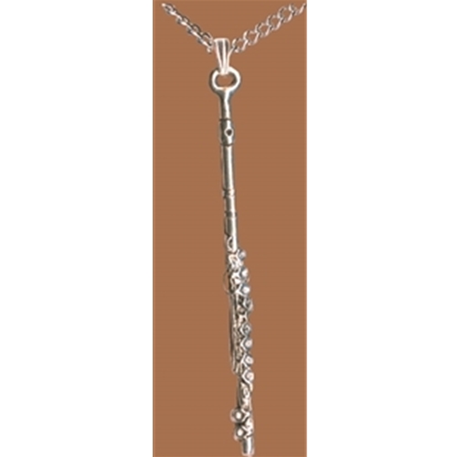 Music Gift PP4 Flute Pewter Necklace