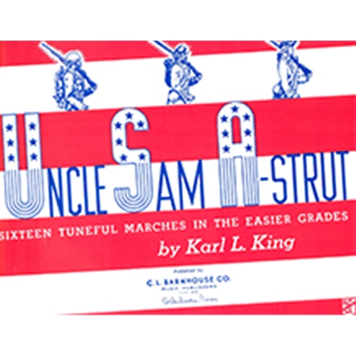 Uncle Sam A-Strut Book Bass Clarinet Bb book