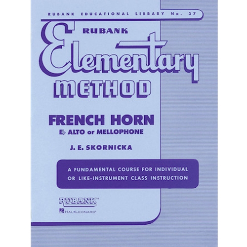 Rubank Elementary Method - French Horn In F Or E-Flat And Mellophone