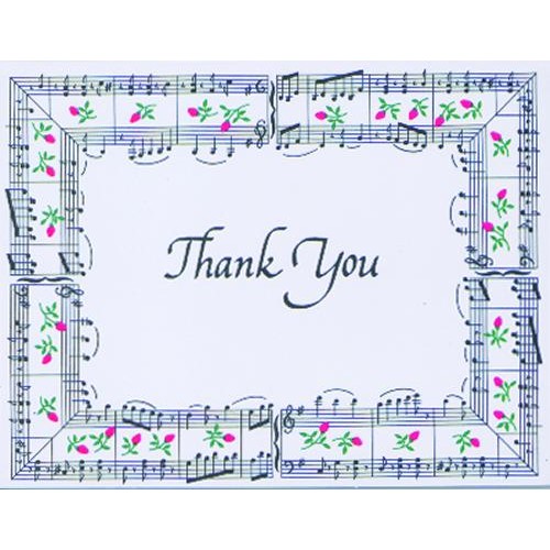 Music Treasures MT310163 Framed Thank You Card