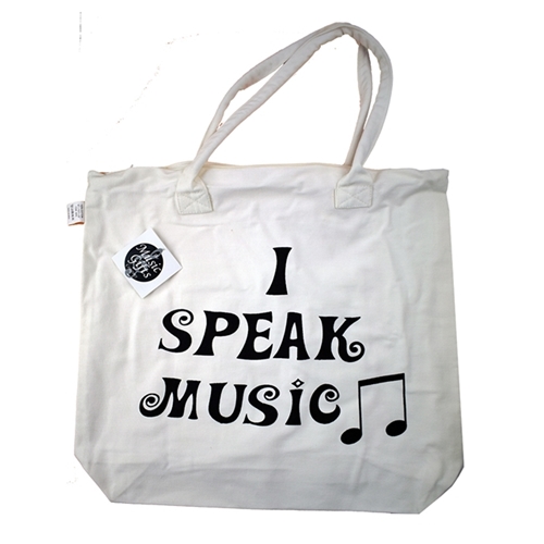 Music Gift SB14 I Speak Music Tote Bag