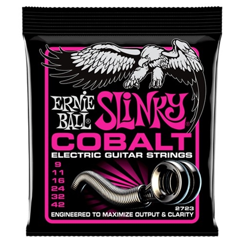 Ernie Ball EB2723 Cobalt Super Slinky Elecric Guitar Strings 9-42