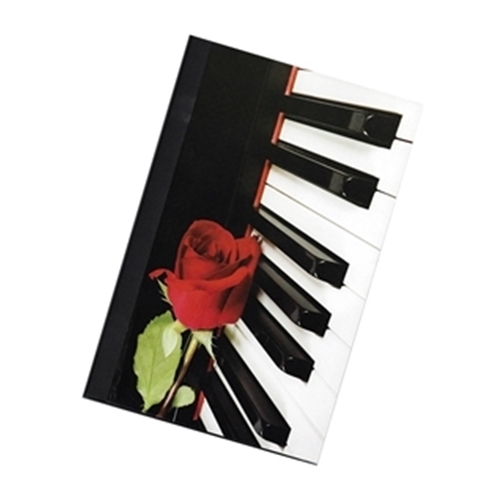 Music Gift JOU3 Piano and Rose Journal