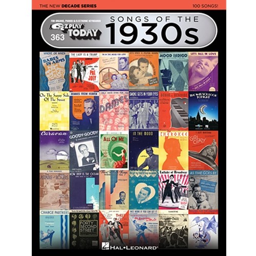 Songs of the 1930s – The New Decade Series E-Z Play® Today Volume 363