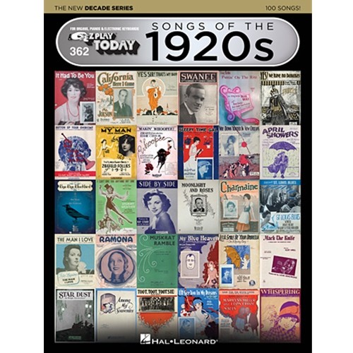 Songs of the 1920s – The New Decade Series E-Z Play® Today Volume 362